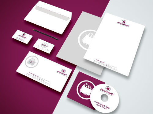 Identity, guidelines and stationery for Accountech Solutions