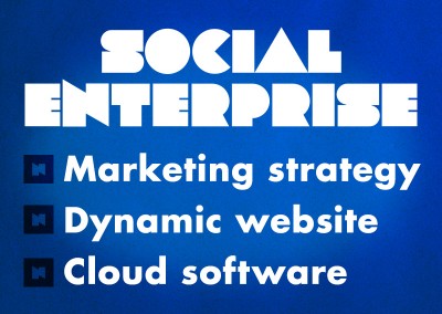 Marketing strategy, website and software for a social enterprise